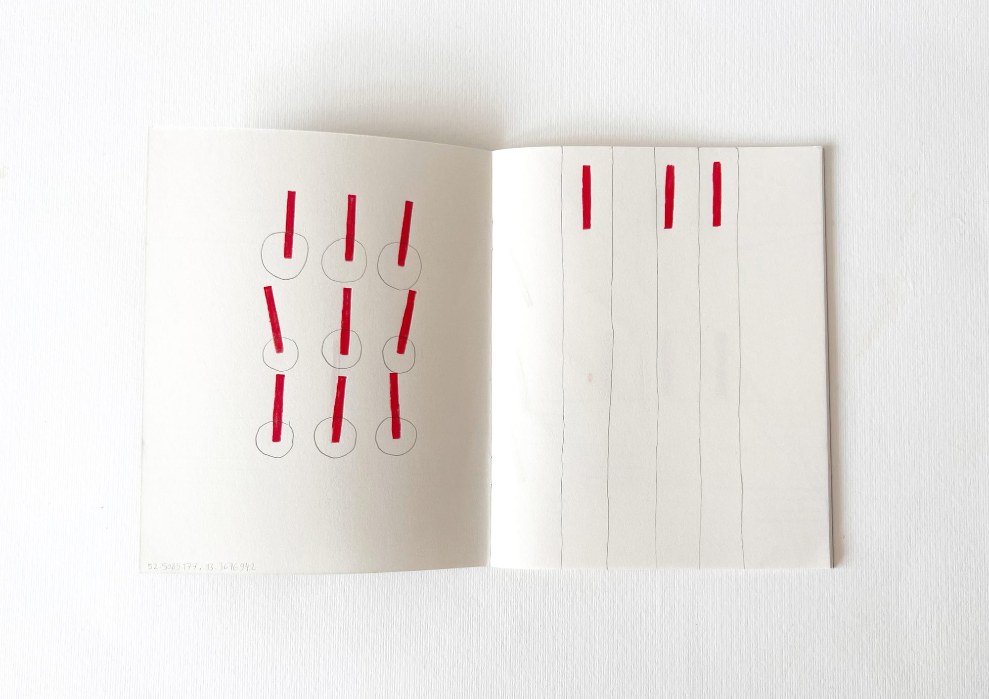 Abstract mapping of Berlin's trees — colored pencil· 2025 by Nilu Ghorbani, Düsseldorf