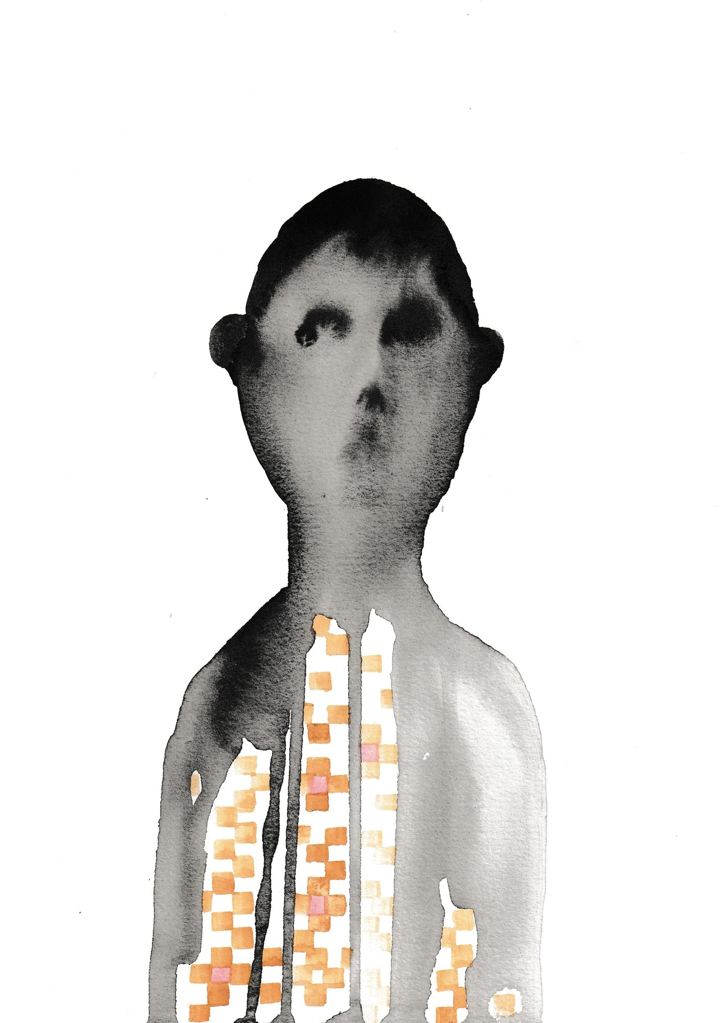 Fragments of Home II — Watercolor · 2026 by Nilu Ghorbani, Düsseldorf